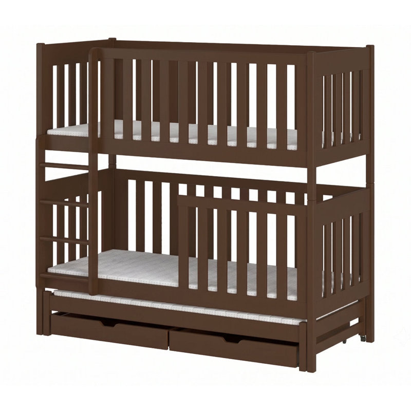 Single (3') Bed Frame, Dard Chocolate