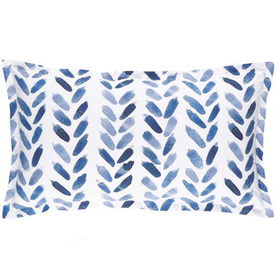 Taie décorative bleue