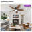  42'' Flush Mount Low Profile Ceiling Fan With Light And Remote/app Control