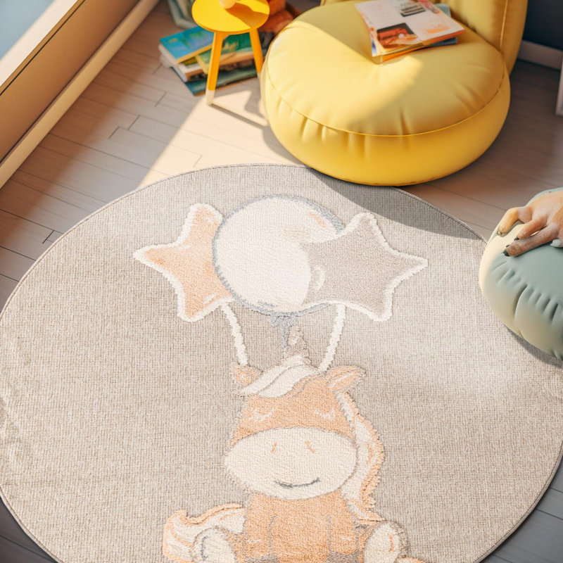Tapis pour enfant Unique Loom, Rond 7 pi 1 po