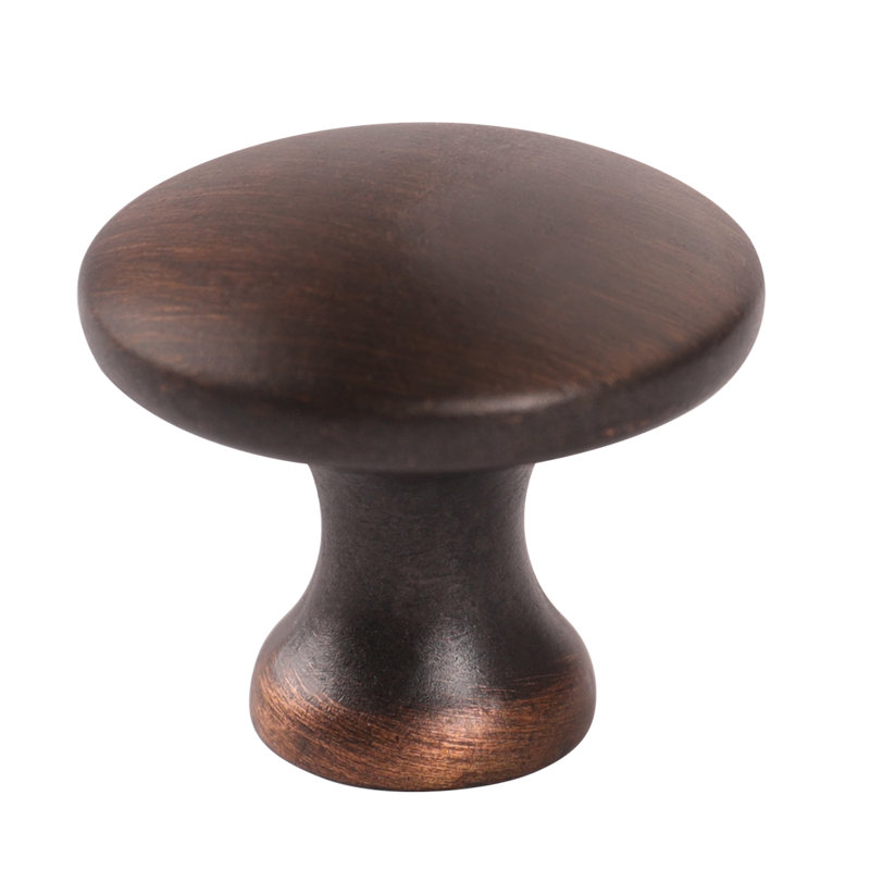 1 Diameter Mushroom Knob Multipack, Oil Rubbed Bronze