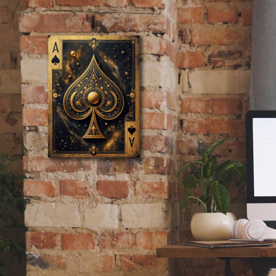 «Ace Of Spades» par Rey Klimt, art mural sur toile