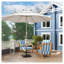 Base de parasol en métal Outsunny