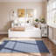 Lit de jour double en L double avec lit gigogne, bureau et rangement intégré-1480974050-1480974053