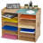 Wood 12 Compartment Mailroom File Sorter Literature Organizer