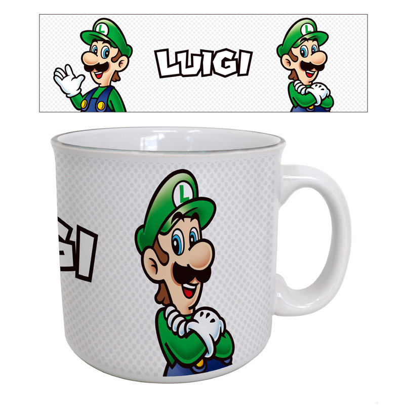 Super Mario - Luigi-Name 20oz. Camper Mug