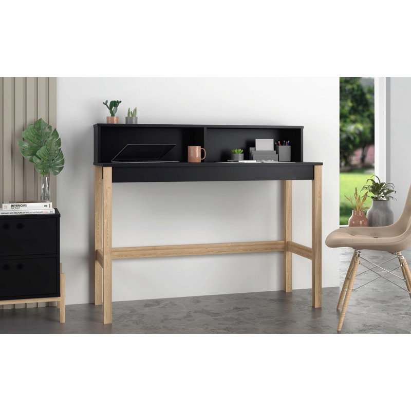 Sandry Desk, Black/Oak