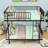 Metal Bunk Bed with Ladders and Guardrails-593592124-593592127