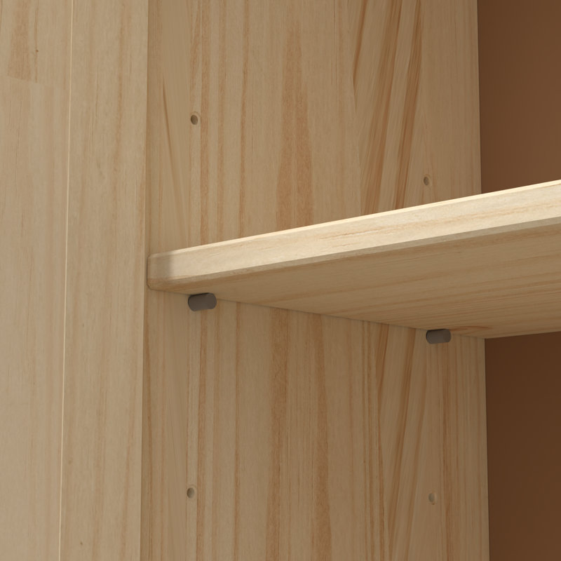 Madalyn Cabinet Pantry 2 Doors with Solid Wood - Elevate your Storage with Charm, Natural