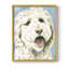 Labradoodle II, reproduction encadrée - bois massif-1830445480