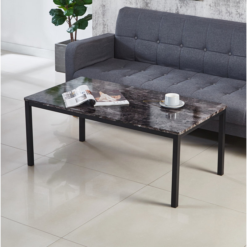 Calmas Four Leg Coffee Table, Grey