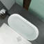 Baignoire de trempage autoportante en acrylique 66,9 po x 29,5 po