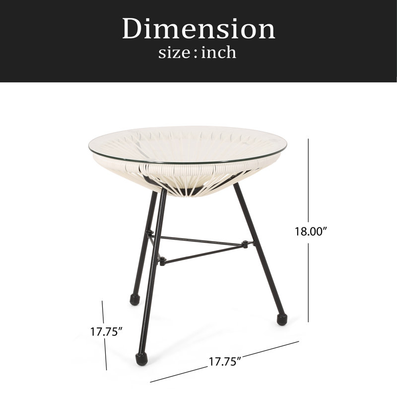 Side Table, White
