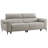 2-Piece Dual Motor Genuine Leather Zero Wall Sofa With Power Headrest-433206760