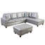 Canapé modulaire en cuir 3 pièces Pondella-1103820981-1104432399