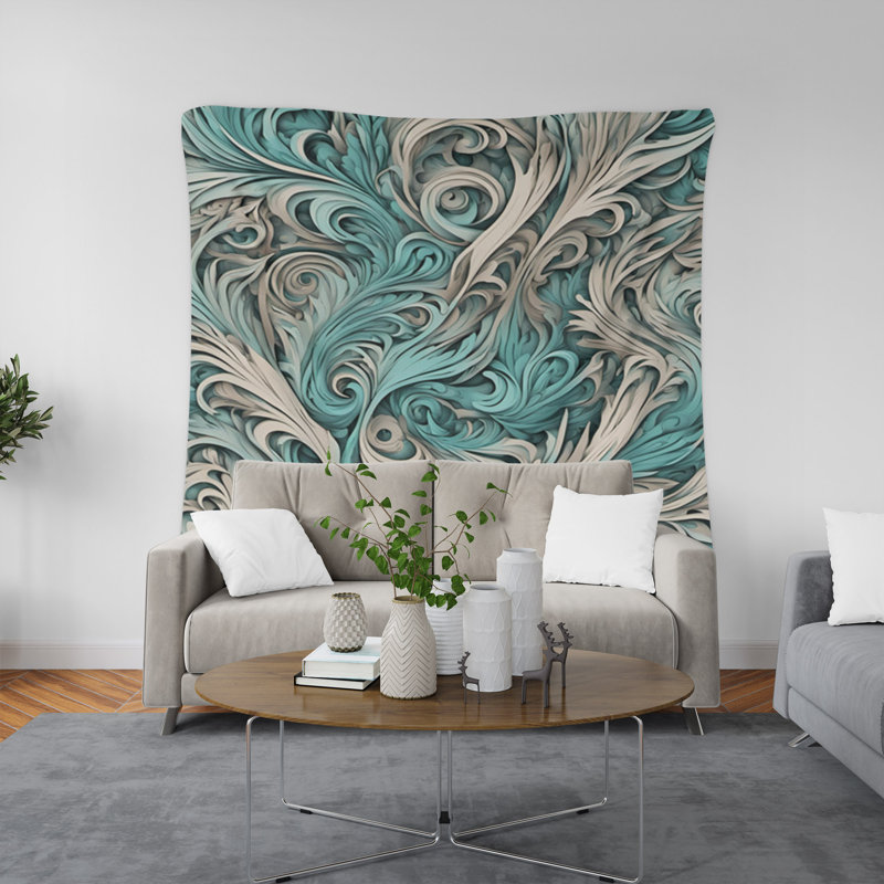 Tapisserie murale, H 80 po x l 68 po