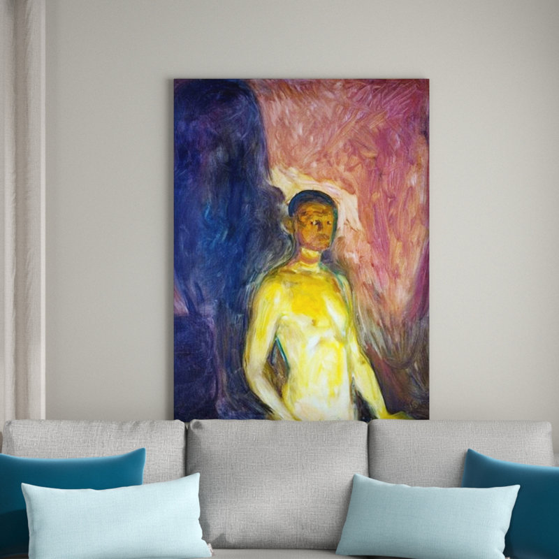 Edvard Munch - Wrapped Canvas Painting, 120cm H x 90cm W x 1.8cm D