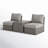 Athelene Rattan Wicker Fully Assembled 2 - Person Seating Group with Cushions
