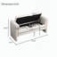 Banc de bout avec accoudoirs et rangement Modern-129411980-129411982-129411985
