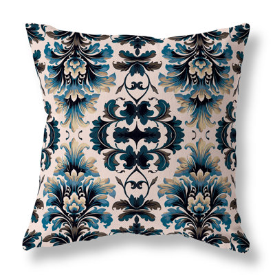 Damask Rapture Damask Reversible Throw Pillow
