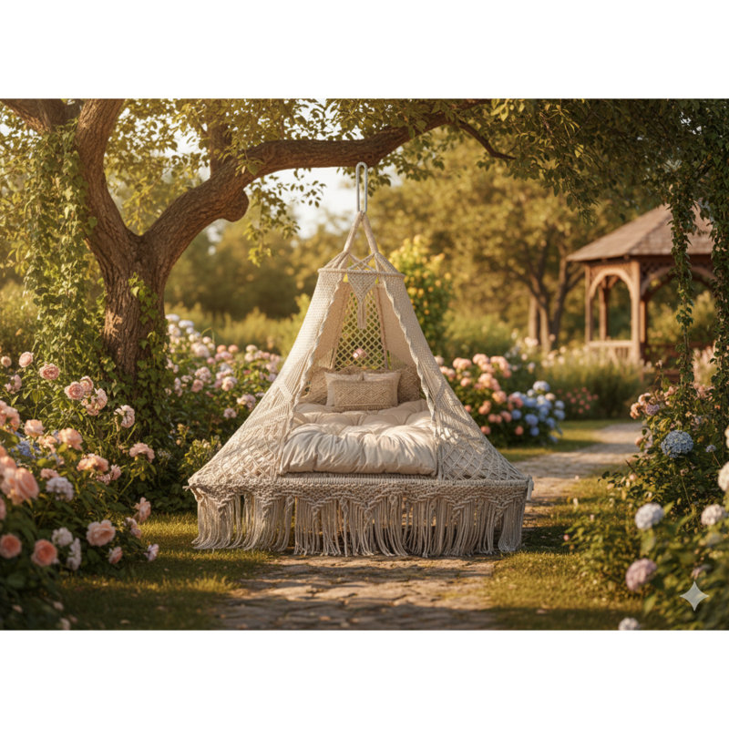 2 Person Porch Swing with Canopy