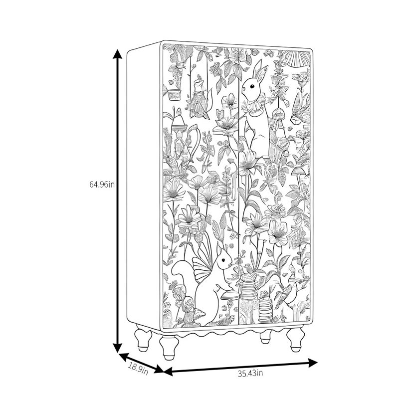 Garde-robe simple et mignonne pour lapin, Blanc