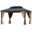 Double Roof With Aluminum Frame Patio Gazebo-110537910