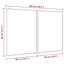 Vidaxl Magnetic Whiteboard Foldable Writing Dry Erase White Board Aluminium