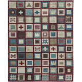 Pakistan Gabeh Wool Patchwork Area Rug