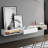 Modern TV Stand with Storage – Smooth Slide Rail and RGB LED Light with Remote Control