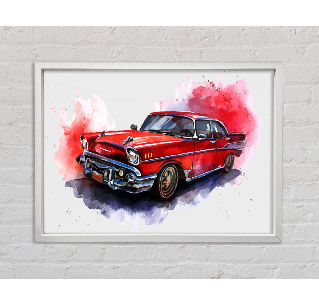 Chevrolet 1950'S Classic - Einzelner Bilderrahmen Kunstdrucke auf Leinwand