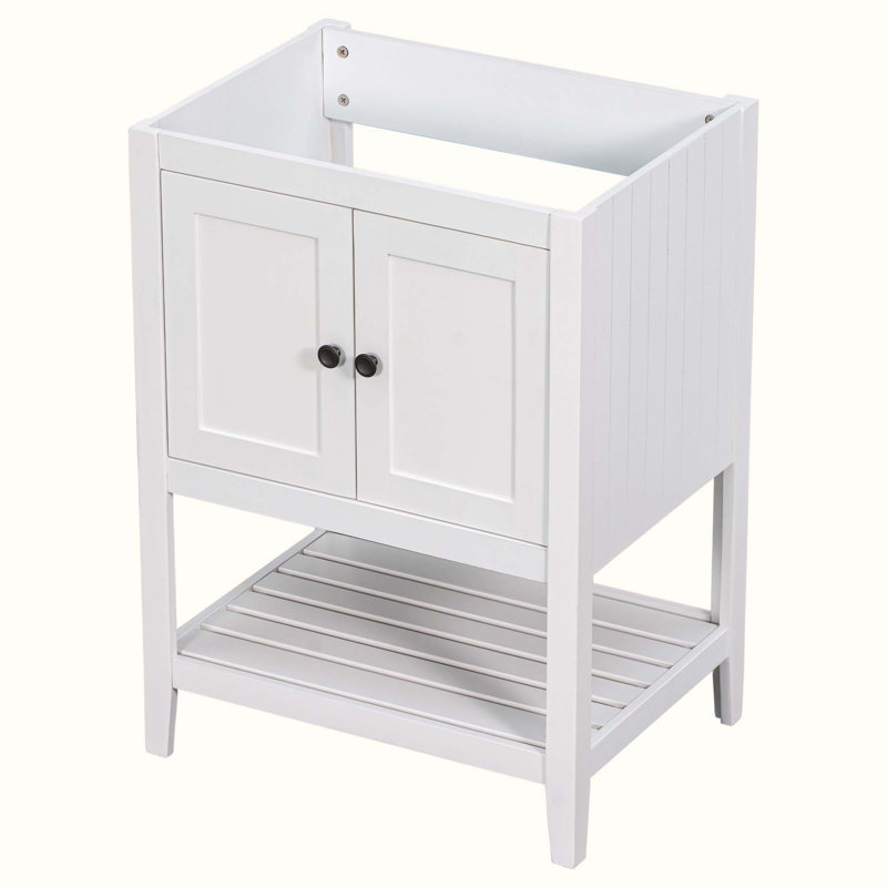 Base de meuble-lavabo, Blanc