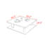 Table basse moderne en bois massif minimaliste.-498620050-498620048