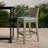 Ojai Acacia Solid Wood Outdoor 30 " H Patio Stool with Cushion