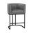 26.4" H Counter Height Bar Stools, Modern Barrel Counter Stools With Backrest And Arms,   Metal Legs, Upholstered Accent Barstools For Kitchen Island-245499119-235964615
