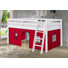 Roxy Twin Wood Junior Loft Bed With Tent