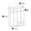 Nuzzi 8 Door Manufactured Wood Wardrobe-1555483154
