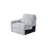 Upholstered Power Motion Modular 5-Piece 3-Recliner L-Sectional, Wireless Charging Storage Console-1588112055