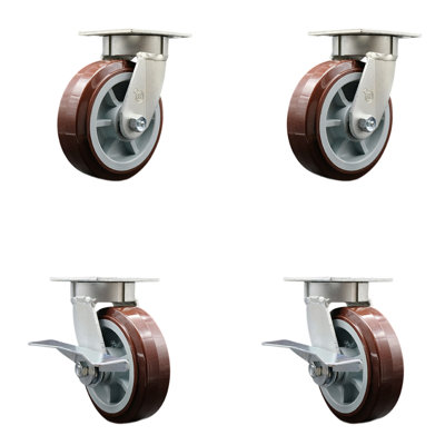 Kingpinless Swivel Caster