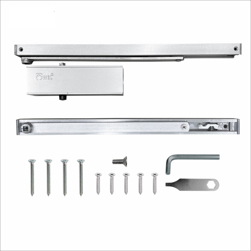 OWEL  Automatic, Adjustable Door Closer for Res/Comm use, Slim & Heavy Duty and Easy Installation
