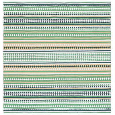 Adama Hand Woven Cotton Striped Rug