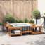 Hot Tub Surround Brown Solid Acacia Wood-863881739