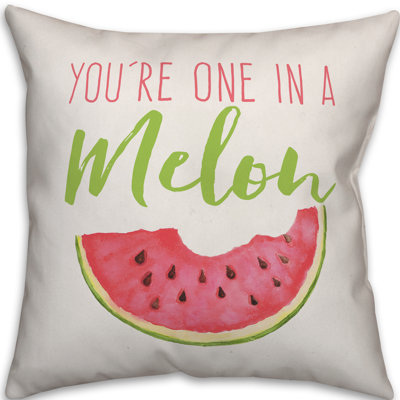  Coussin intérieur / extérieur You'Re One In a Melon
