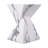 Andree 18.5"H Outdoor Magnesium Oxide Side Table with Sculptural Twist Design-125098459