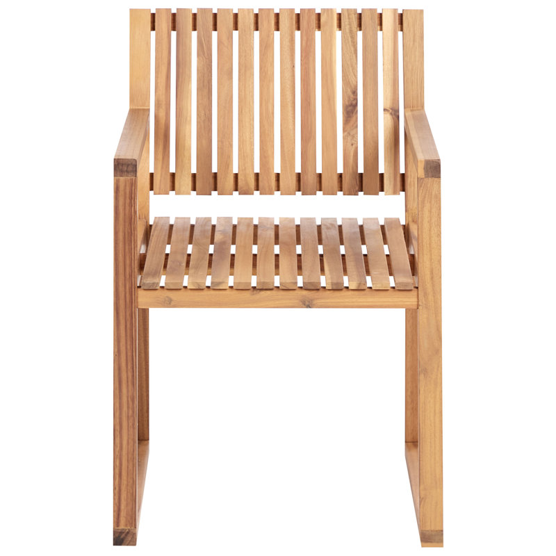 Adamina Patio Dining Armchair with Cushion, Blue