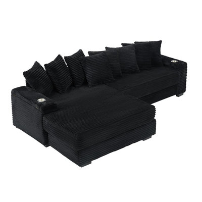 2 - Piece Upholstered Chaise Sectional