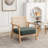 Marnisha Faux Leather Armchair-90673622