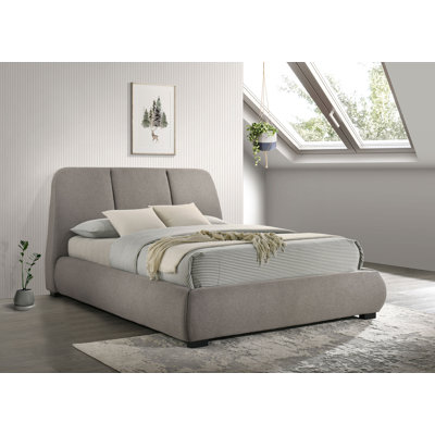 Lit plateforme tapissier Kacper