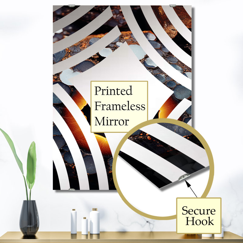 Miroir mural Haillee, 40 po x 30 po