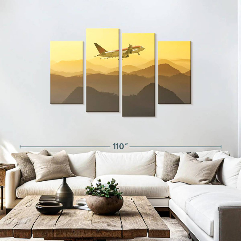 Mehar Travel Plane, 48'' H x 75'' W